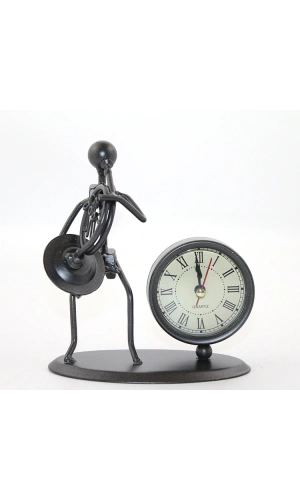 Bidebuvar Metal Müzisyen Saat Model 1