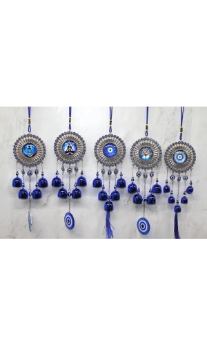 Bidebuvar Metal Nazar Boncuğu Çan Model 9