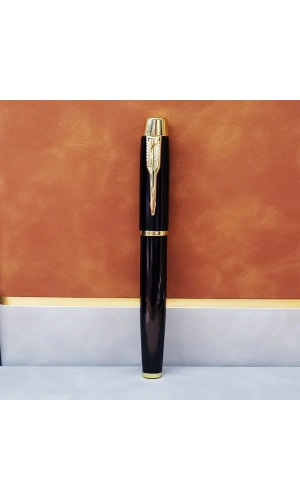 Bidebuvar Metal Siyah Roller Tükenmez Kalem