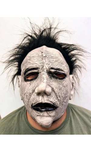 Bidebuvar Michael Myers Siyah Saçlı Yüz Maskesi