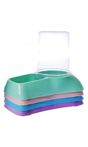 Bidebuvar Mikopet Hazneli Su ve Mama Kabı 3 Litre