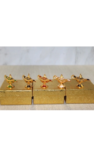 Bidebuvar Mineli Metal Alaaddin Lambası Model 6