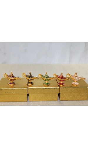 Bidebuvar Mineli Metal Alaaddin Lambası Model 8