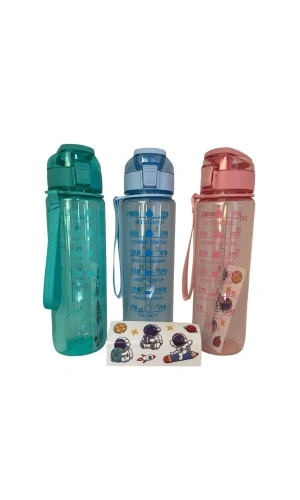 Bidebuvar Motivasyon Su Matarası 1 Litre