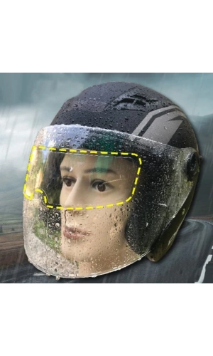 Bidebuvar MOTOSIKLET  KASKI İÇIN YAĞMUR KAYDIRICI