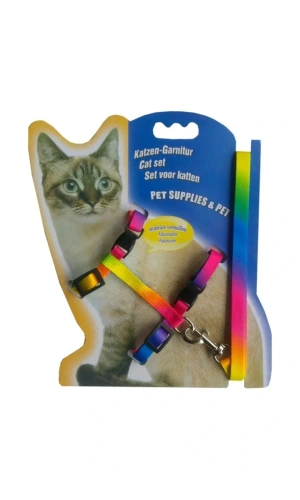 Bidebuvar Multicolor Kedi Tasması