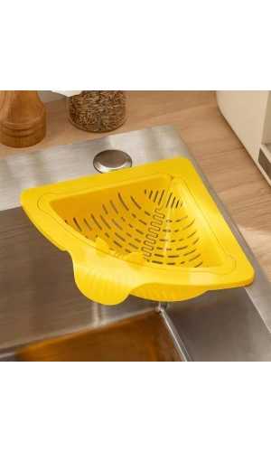 Bidebuvar Mutfak ve Banyo Üçgen Lavabo Süzgeci