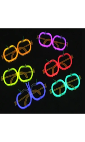 Bidebuvar Neon Stick Elma Gözlük Seti 12 Adet