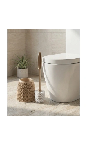 Bidebuvar Örgü Desenli Tuvalet Fırçası