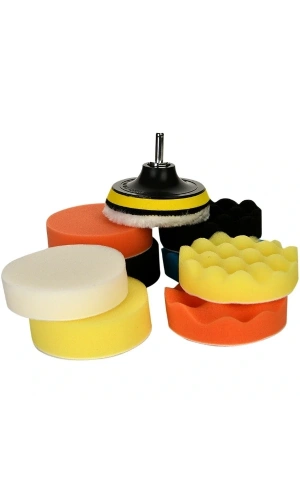 Bidebuvar Oto Pasta Cila Polisaj Sünger Seti 11 Parça