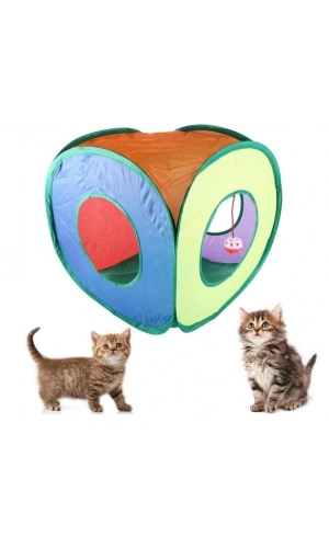 Bidebuvar Oyuncak Toplu Kedi Oyun Tüneli