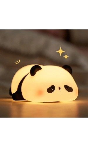 Bidebuvar Panda Tasarımlı Renk Değiştirebilen Dokunmatik Gece Lambası
