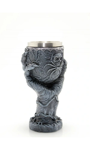 Bidebuvar Paslanmaz Çelik El Tasarımı Kadeh Bardak Model 1