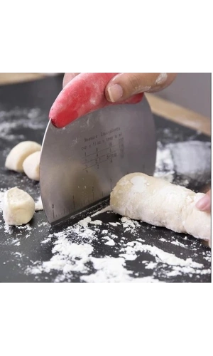 Bidebuvar Paslanmaz Çelik Hamur Kesme ve Şekillendirme Spatulası