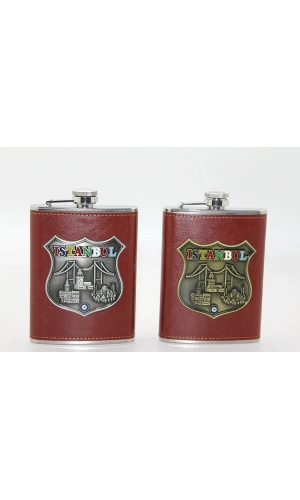 Bidebuvar Paslanmaz Çelik İstanbul Yöresel Matara Model 2