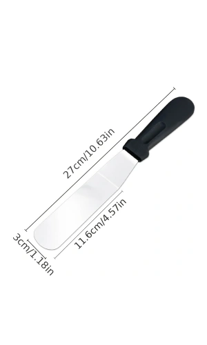Bidebuvar Paslanmaz Çelik L Tipi Pastacı Spatulası