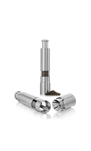 Bidebuvar Paslanmaz Çelik Otomatik Basmalı Baharat Öğütücü