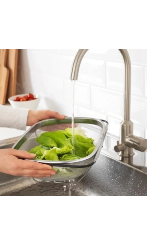 Bidebuvar Paslanmaz Çelik Teleskopik Süzgeç