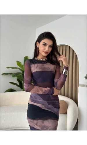 Bidebuvar Pella Tül Elbise