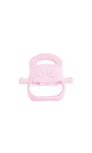 Bidebuvar Pembe Bebek Silikon Diş Kaşıyıcı