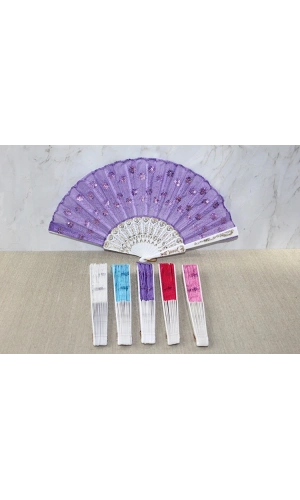 Bidebuvar Plastik Pullu Yelpaze