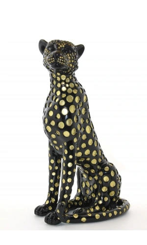 Bidebuvar Polyester Jaguar Figürü