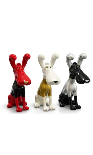 Bidebuvar Polyester Sevimli Köpek Figürü