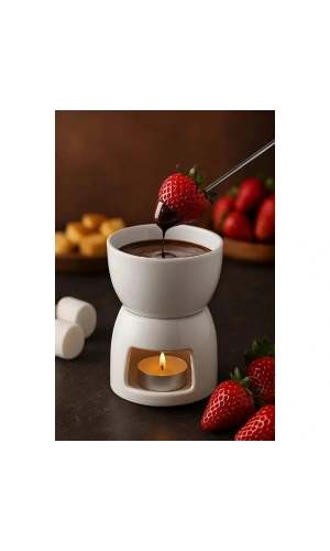 Bidebuvar Porselen Fondü Seti