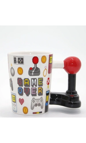 Bidebuvar Porselen Game Over Kupa Bardak Model 4