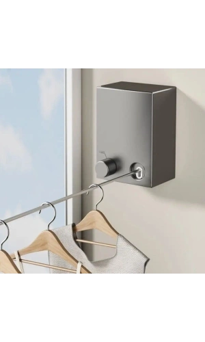 Bidebuvar Pratik Geri Çekilebilir Çamaşır İpi