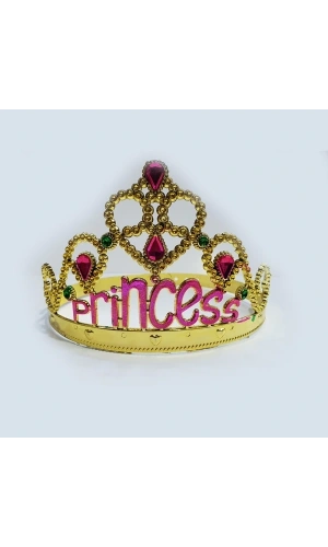 Bidebuvar Princess Taç Gold Renk