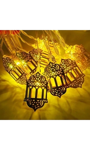 Bidebuvar Ramazan Kandili Model Dekoratif LED Işık 2 Metre