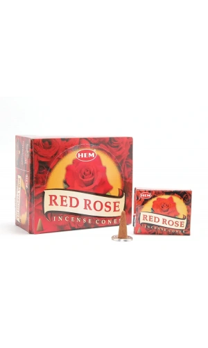 Bidebuvar Red Rose Aromalı Konik Tütsü