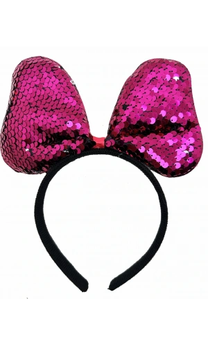 Bidebuvar Renk Değiştiren Fiyonk Parti Tacı Fuşya Gümüş