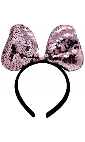 Bidebuvar Renk Değiştiren Pullu Fiyonk Parti Tacı Pembe Gümüş