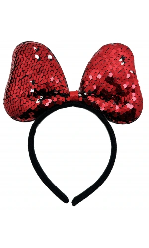 Bidebuvar Renk Değiştiren Pullu Payetli Fiyonk Parti Tacı