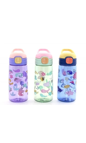 Bidebuvar Renkli Pipetli Suluk 600 Ml