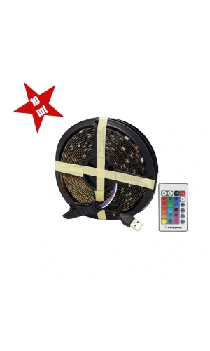 Bidebuvar RGB Şerit Led 10 Metre