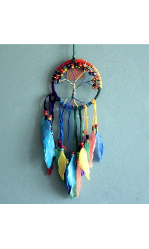 Bidebuvar Rüya Kapanı Dream Catcher Hayat Ağacı Model 4