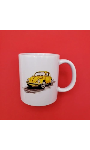 Bidebuvar Sarı Vosvos Tasarım Kupa Bardak