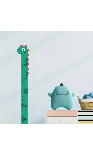 Bidebuvar Sevimli Dinozor Boy Ölçüsü Sticker