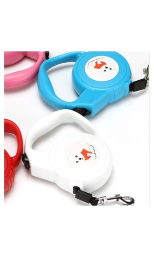 Bidebuvar Sevimli Otomatik Köpek Gezdirme Tasması 2.5 Metre