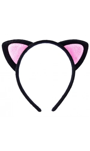 Bidebuvar Sevimli Pofuduk Kedi Kulak Taç 17x15 cm