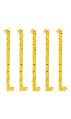 Bidebuvar Sevimli Sarı Zürafa Boy Ölçüsü Sticker