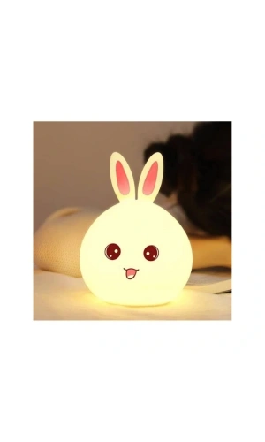 Bidebuvar Sevimli Tavşan Tasarımlı Gece Lambası
