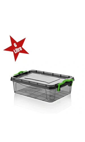 Bidebuvar Sığ Saklama Kutusu 6 Litre