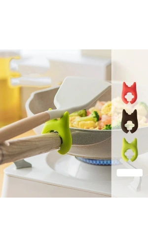 Bidebuvar Silikon Tava Tencere Kaşık Tutucu