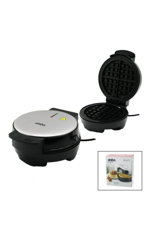 Bidebuvar Sinbo Belçika Waffle Makinesi - 4 Waffle Kapasiteli - Yapışmaz Plaka