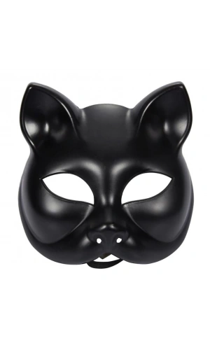 Bidebuvar Siyah Renk Lüks Kedi Maskesi