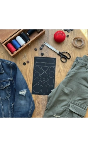 Bidebuvar Siyah Yapışkanlı Yama Tamir Bantları